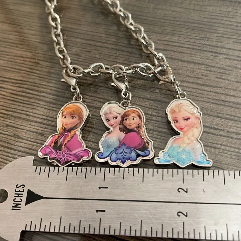 Disney Frozen Charm Bracelet with Toggle Clasp